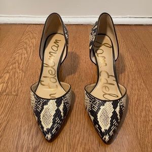 Sam Edelman, Jaina D'Orsay Pump, Snakeskin
